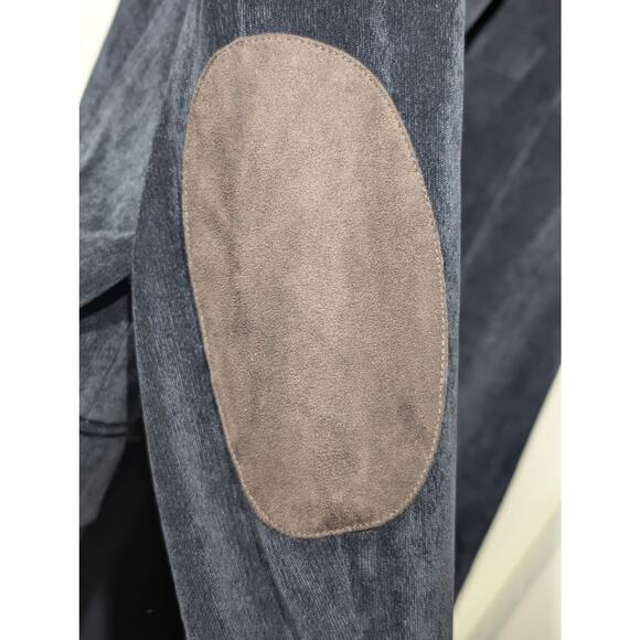 Chaps Slim Fit Black Corduroy Elbow Patch Sports Coat Mens Size 48R - Picture 13 of 13